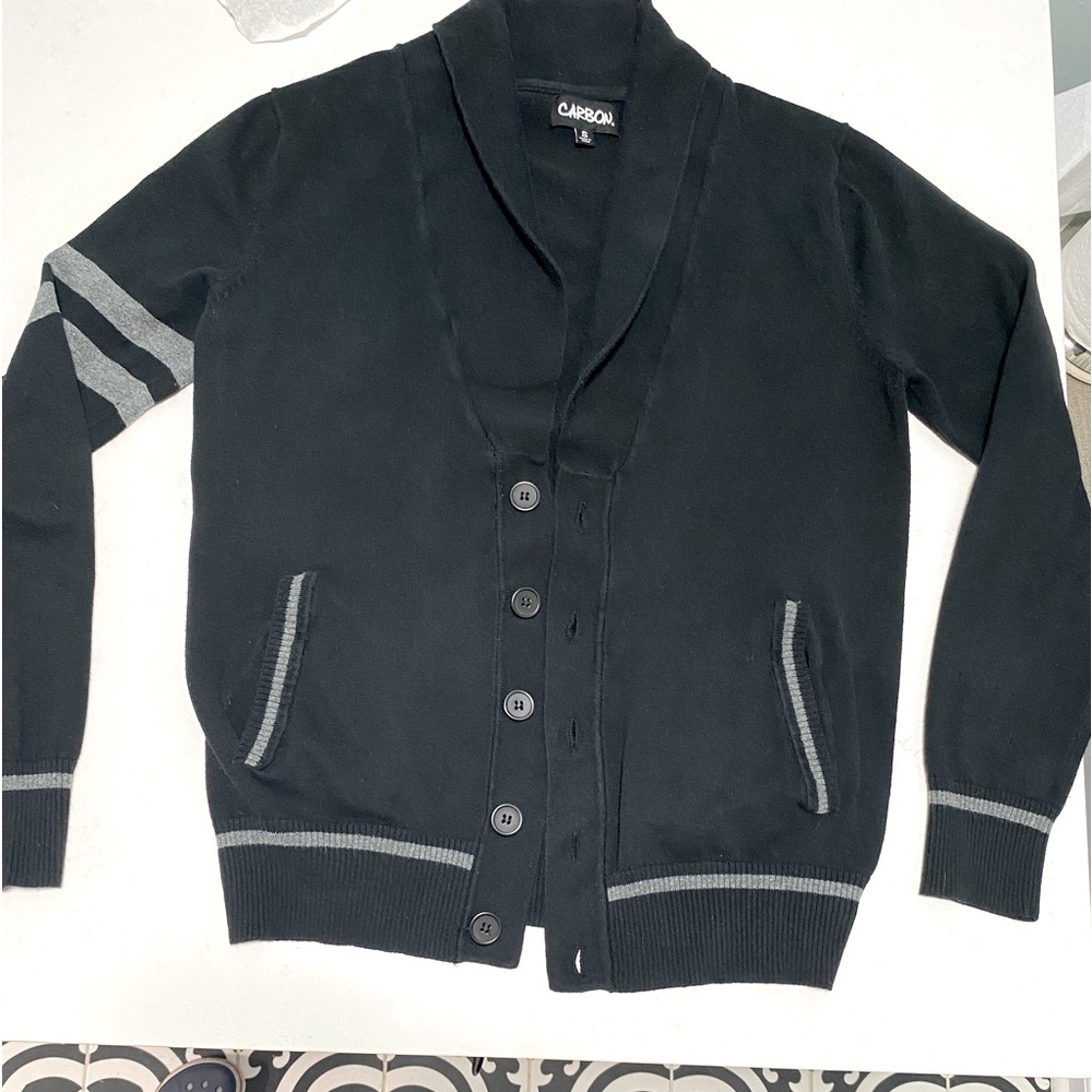 2000’s Carbon Black cardigan size small vintage trendy Y2K Style